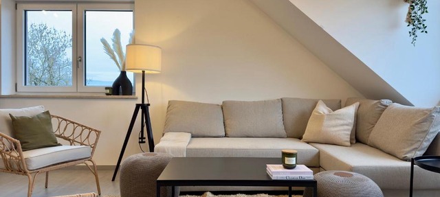 KUELhome - Moderne Wohnung mit Küche & Parkplatz Ausblick auf den bayerischen Wald