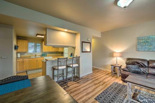 Central Apt: Private Fireplace & Patio Access